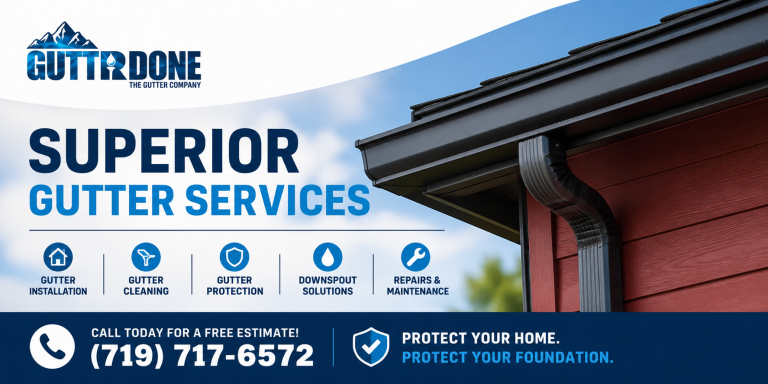 How Gutt’R Done Keeps Colorado Springs Properties Dry with Pro Gutter Solutions